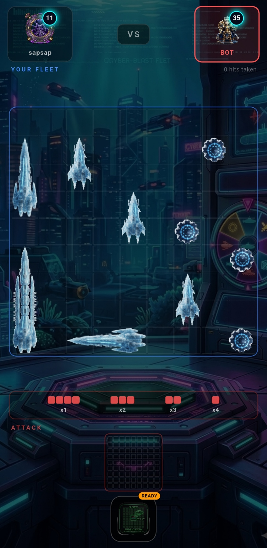 Blast Ship abilities